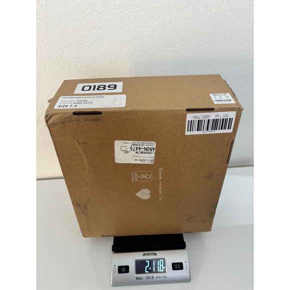 Madewell Idris Ankle Boot Suede Dark Olive Green NX430 Womens 7.5 - Picture 10 of 10